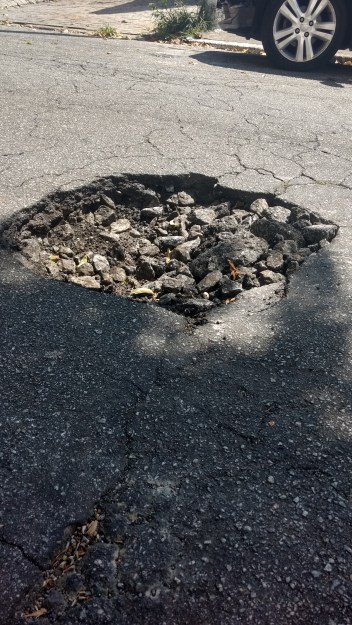 potholes